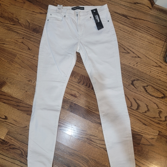 White Express mid&rise jean leggings